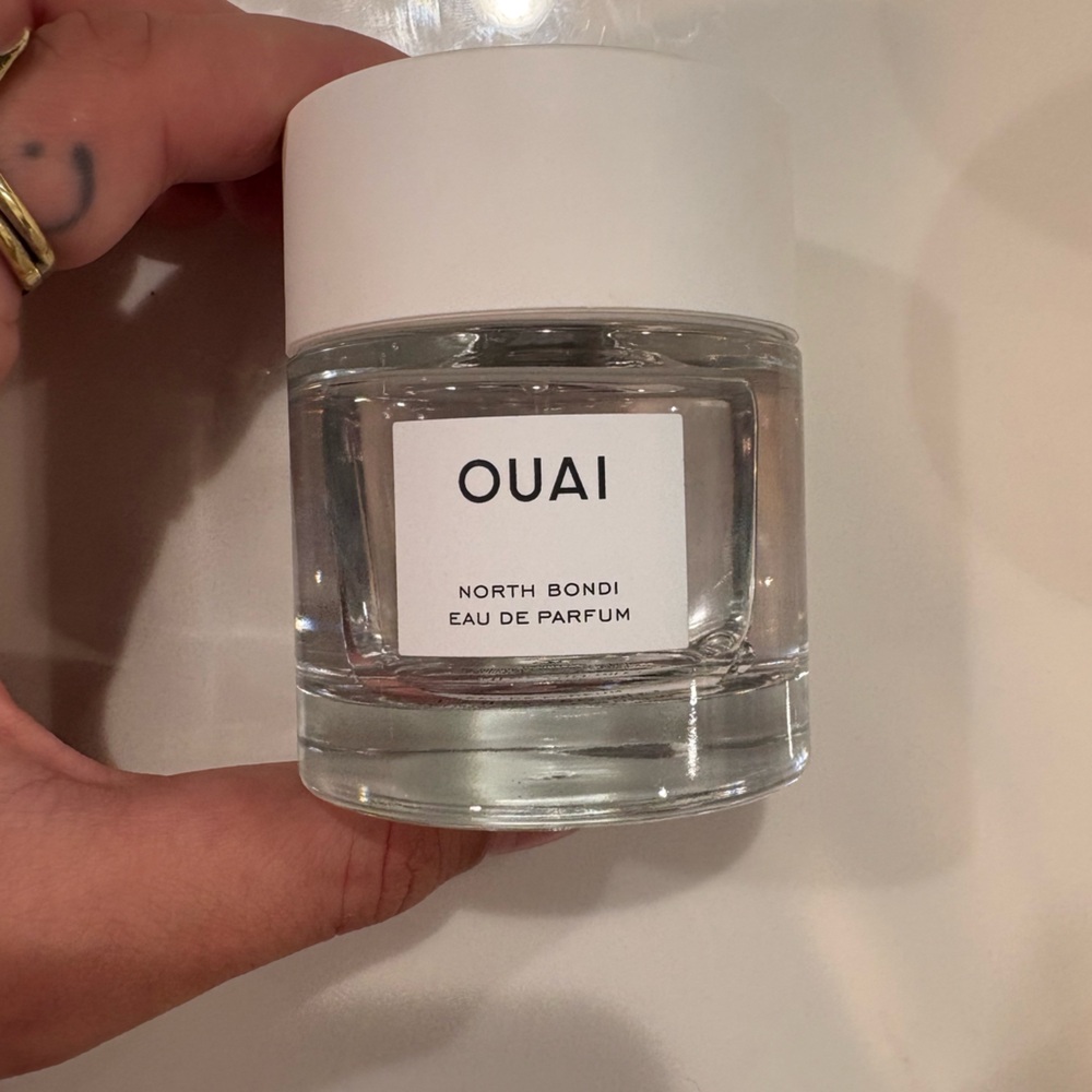OUAI Fragrance Bottle with White Label